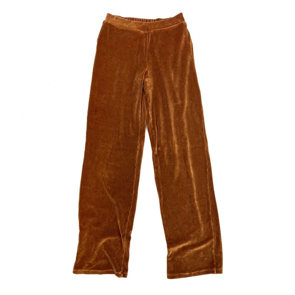 Monrow Vintage Velour Wide Leg Sweatpants Size M